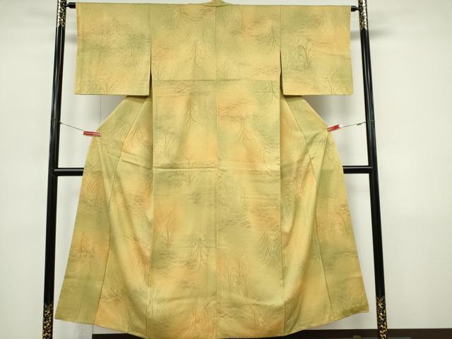 平和屋着物■上質な小紋 霞草木文 正絹 逸品 CABI6768ou