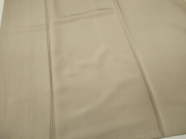 平和屋着物■上質な色無地 白橡色 正絹 逸品 CABI6769ou