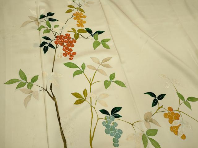 平和屋着物■訪問着 枝木の実 正絹 逸品 CABI6780ou