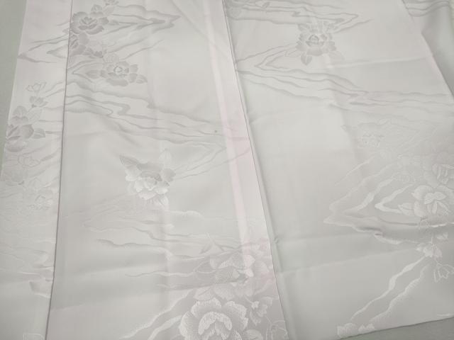 平和屋着物■長襦袢 無双仕立て 道長草花地紋 暈し染め 洗える着物 CABI6798ou