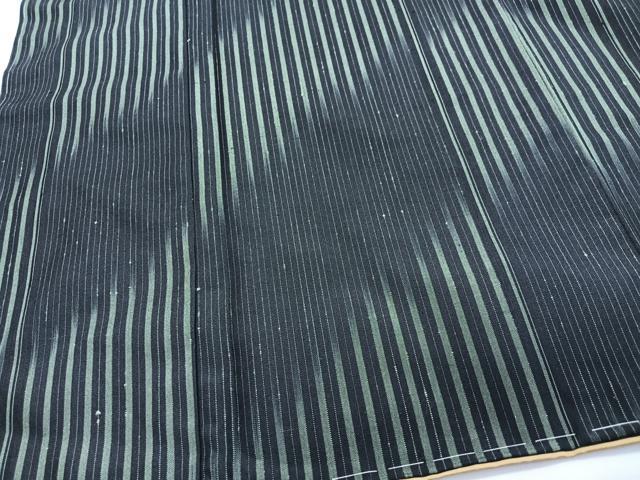 平和屋着物■上質な小紋 縞 暈し染め 正絹 逸品 未使用 CABI6812xe