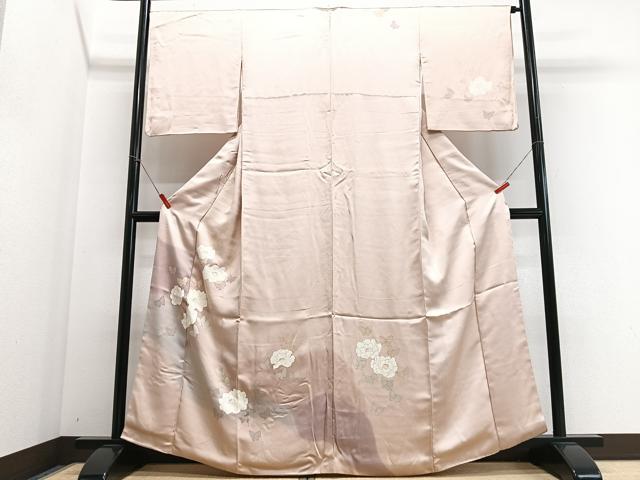 平和屋着物■訪問着 花蝶文 金彩 正絹 逸品 CABI6830xe
