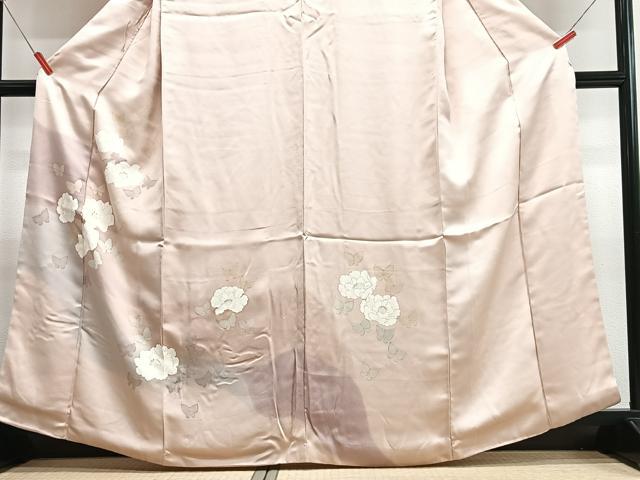 平和屋着物■訪問着 花蝶文 金彩 正絹 逸品 CABI6830xe