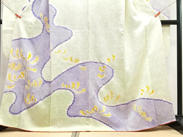 平和屋着物■豪華振袖 総絞り 流水文 正絹 逸品 CABI6846xe