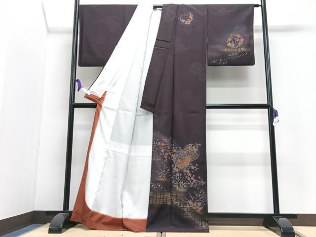 平和屋着物■訪問着 花丸文 暈し染め 金彩 正絹 逸品 CABI6851xe
