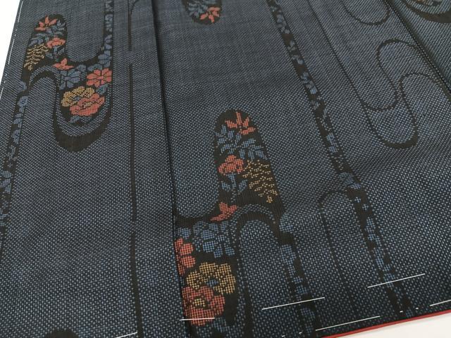 平和屋着物■本場大島紬 7マルキ 花間道 正絹 逸品 未使用 CABI6853xe