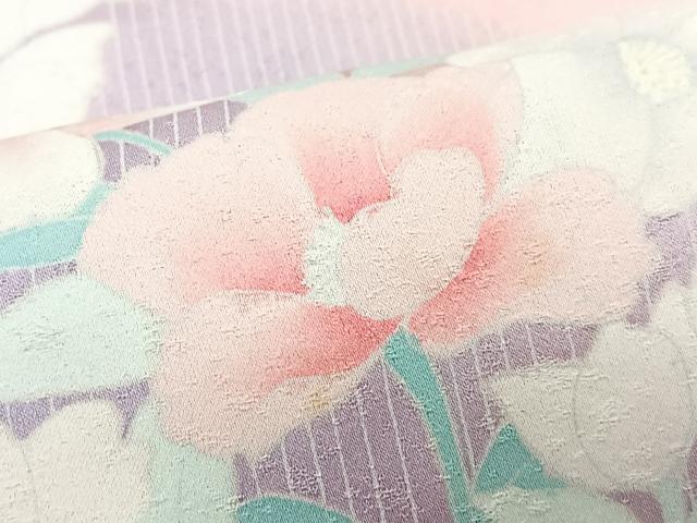 平和屋着物■訪問着 草花文 正絹 逸品 CABI6863xe