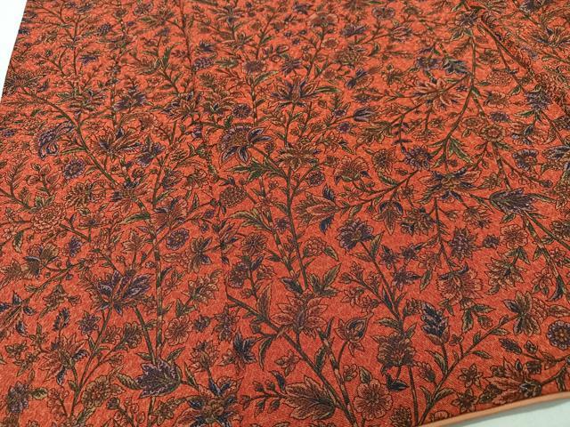平和屋着物■上質な小紋 草花文 正絹 逸品 CABI6874xe