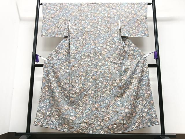 平和屋着物■上質な小紋 辻が花 正絹 逸品 CABI6875xe