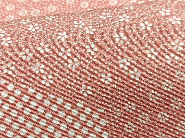 平和屋着物■上質な小紋 亀甲吉祥花文 正絹 逸品 未使用 CABI6902xe