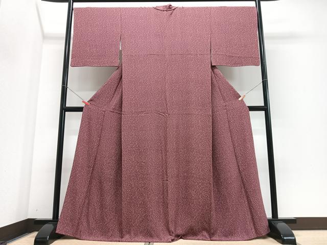 平和屋着物■上質な小紋 草花文 鈴乃屋扱い 正絹 逸品 CABI6909xe