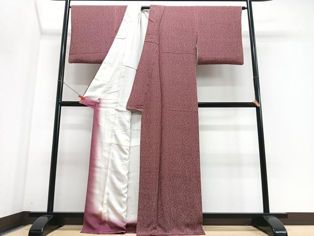 平和屋着物■上質な小紋 草花文 鈴乃屋扱い 正絹 逸品 CABI6909xe