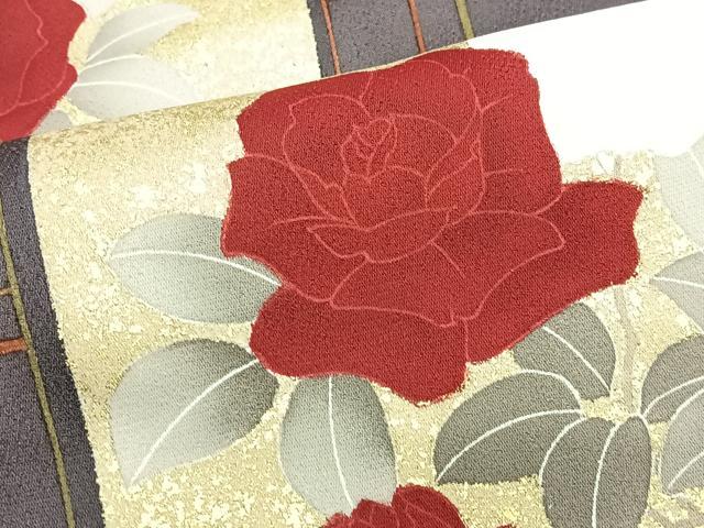 平和屋着物■訪問着 色紙花文 金彩 正絹 逸品 CABI6911xe