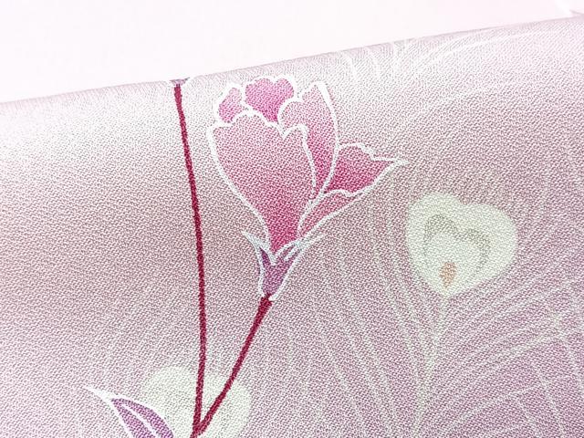 平和屋着物■上質な小紋 枝花文 正絹 逸品 CABI6915xe