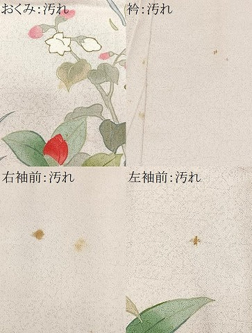 平和屋着物■訪問着 枝花文 金彩 正絹 逸品 CABI6922xe