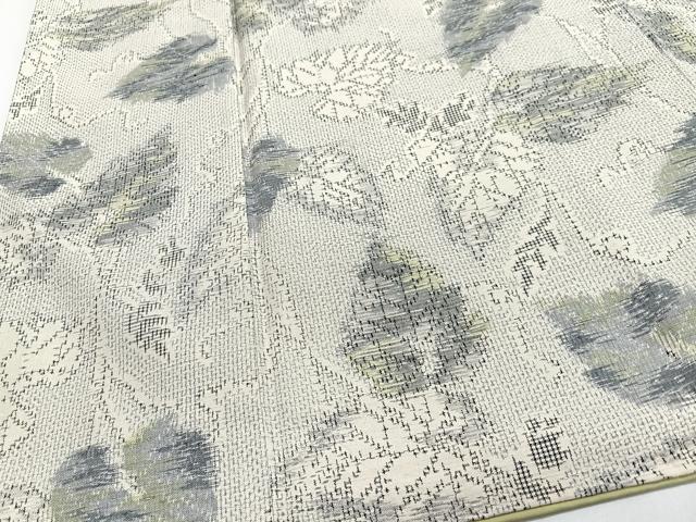 平和屋着物■上質な紬 舞葉文 正絹 逸品 CABI6923xe