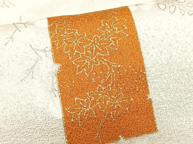 平和屋着物■上質な小紋 短冊花文 金銀彩 正絹 逸品 CABI6924xe