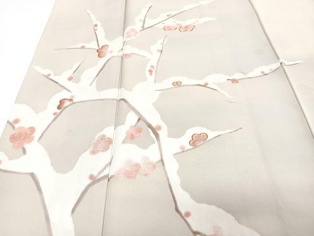 平和屋着物■訪問着 駒刺繍 枝花文 暈し染め 正絹 逸品 CABI6926xe