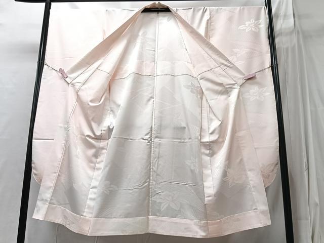平和屋着物■振袖用長襦袢 無双仕立て 舞花地紋 洗える着物 CABI6931xe