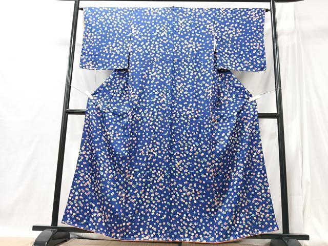 平和屋着物■上質な小紋 毬文 正絹 逸品 未使用 CABI6937xe