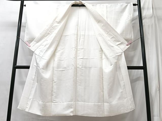 平和屋着物■長襦袢 袷 流水花地紋 洗える着物 CABI6944xe
