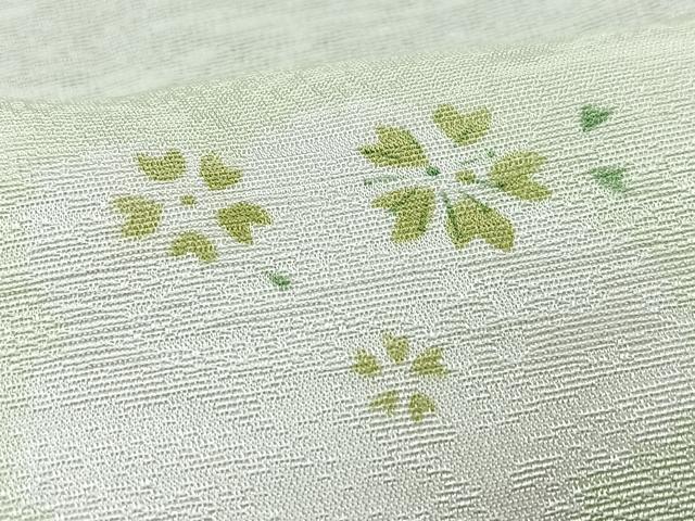 平和屋着物■長襦袢 無双仕立て 舞花文 暈し染め 正絹 逸品 CABI6953xe