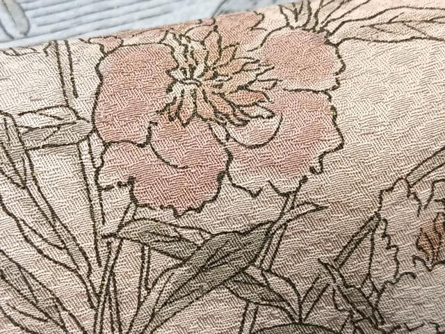 平和屋着物■訪問着 花鳥文 暈し染め 正絹 逸品 CABI6956xe