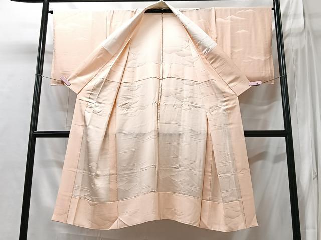 平和屋着物■長襦袢 無双仕立て 遠山地紋 正絹 逸品 CABI6959xe