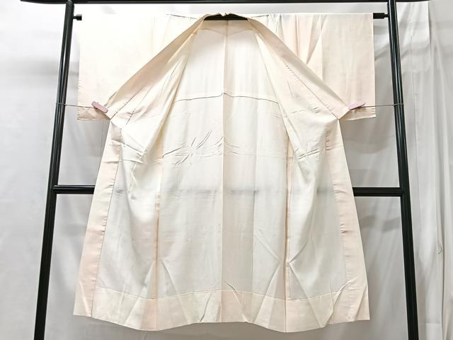 平和屋着物■長襦袢 無双仕立て 舞花地紋 正絹 逸品 CABI6962xe