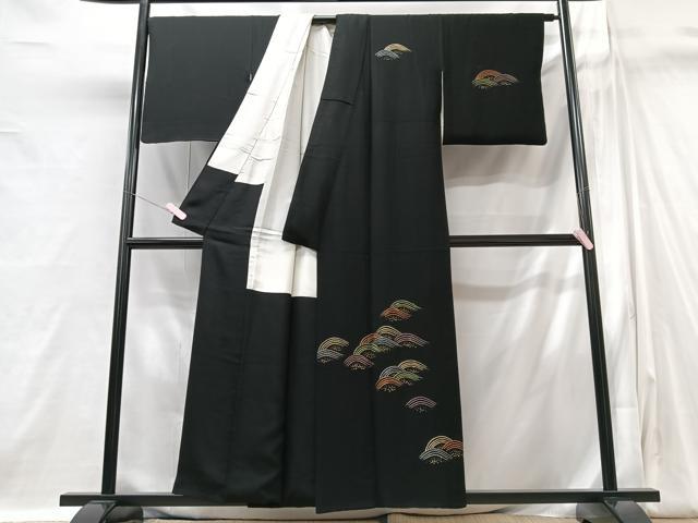 平和屋着物■訪問着 立波文 金彩 正絹 逸品 CABI6965xe