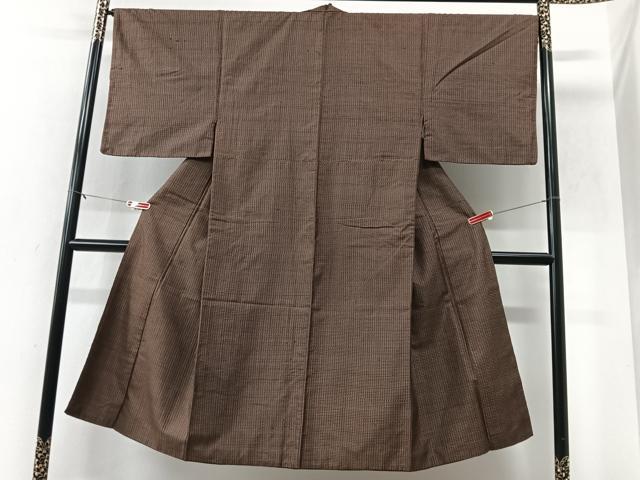 平和屋着物■男性 紬 亀甲文 正絹 逸品 CABI6968xe