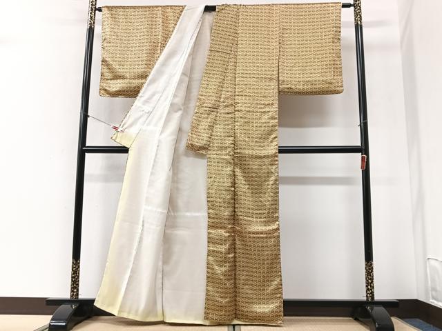 平和屋着物■小紋 幾何学文様 洗える着物 CABI6991xe