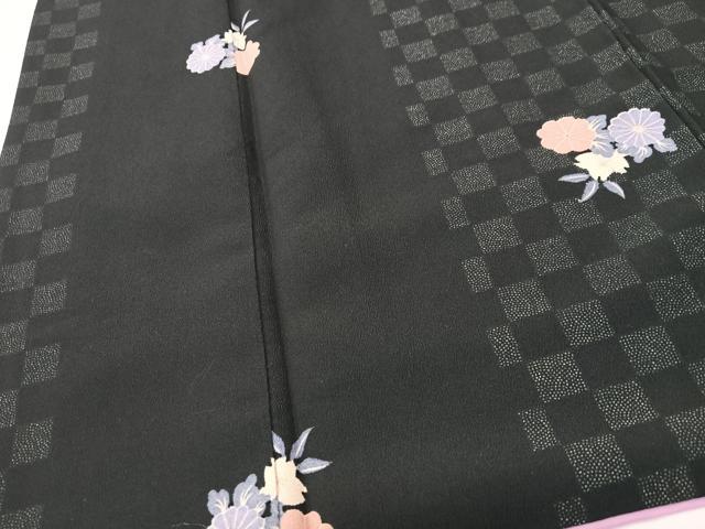 平和屋着物■小紋 舞花文 洗える着物 CABI6997xe