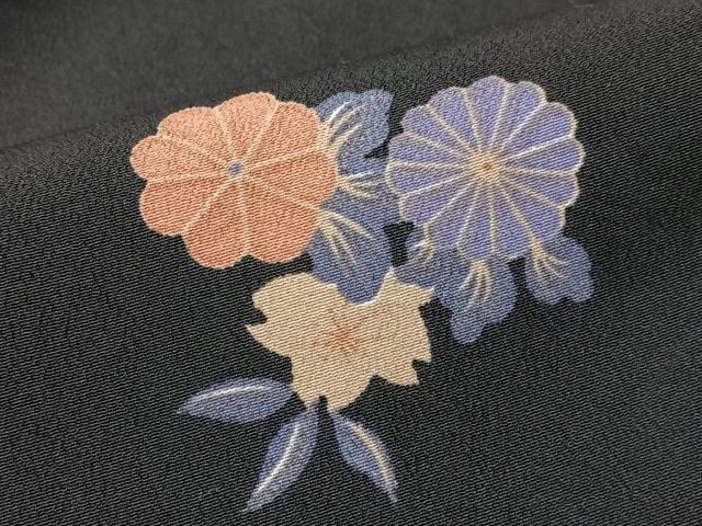 平和屋着物■小紋 舞花文 洗える着物 CABI6997xe
