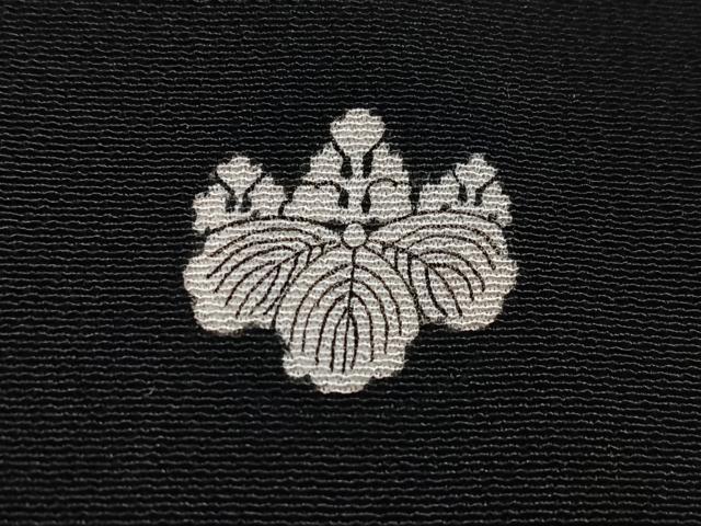 平和屋着物■豪華黒留袖 扇面吉祥花鳥文 金彩 正絹 逸品 CABI7011xe