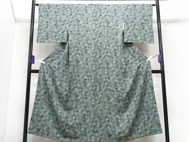 平和屋着物■江戸小紋 寄せ小紋柄 正絹 逸品 CABI7093xe