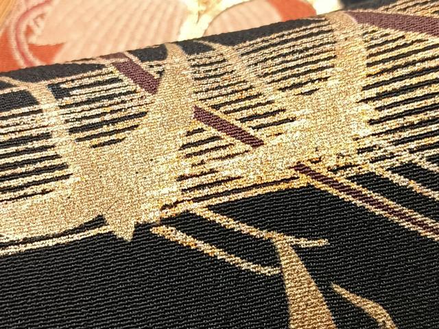 平和屋着物■豪華黒留袖 駒刺繍 飛鶴吉祥花文 金彩 正絹 逸品 CABI7097xe