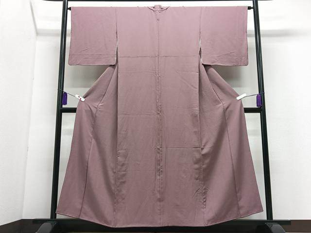 平和屋着物■上質な色無地 霞文 二藍色 正絹 逸品 CABI7111xe