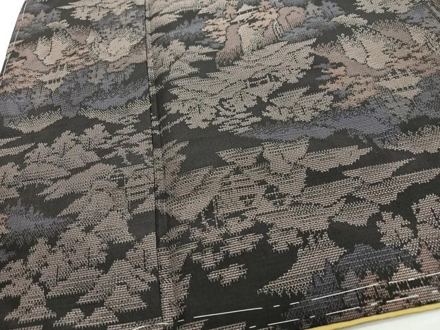 平和屋着物■本場大島紬 9マルキ 風景文 正絹 逸品 未使用 CABI7145xe