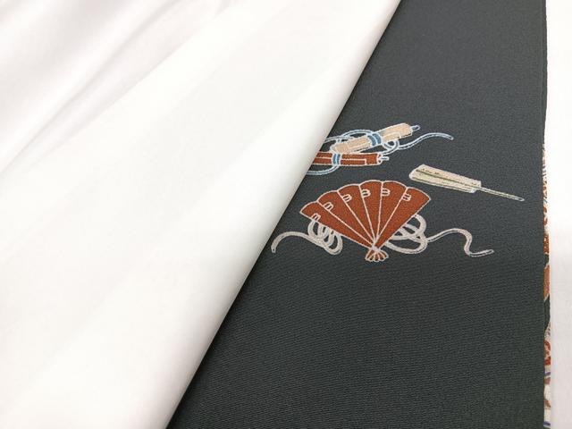 平和屋着物■豪華黒留袖 作家物 几帳花文 金彩 正絹 逸品 CABI7158xe