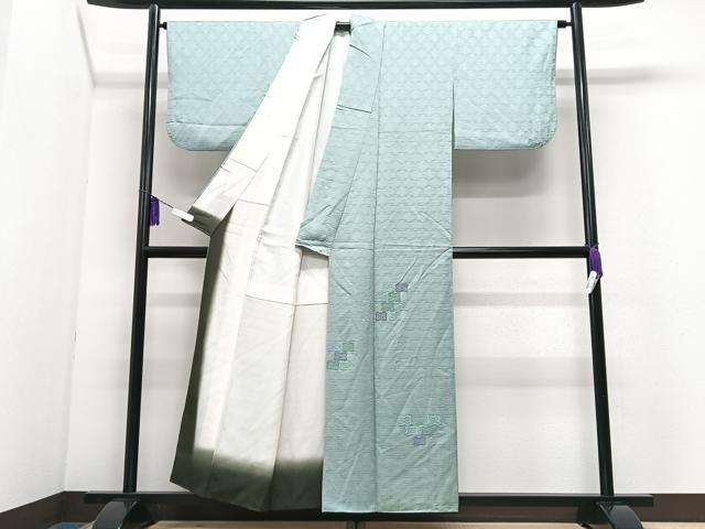 平和屋着物■中国三大刺繍 総相良刺繍 訪問着 舞花文 正絹 逸品 CABI7164xe
