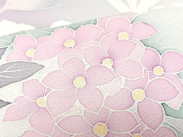 平和屋着物■訪問着 草花文 暈し染め 正絹 逸品 CABI7168xe