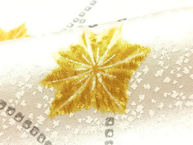 平和屋着物■上質な小紋 楓文 正絹 逸品 CABI7182xe