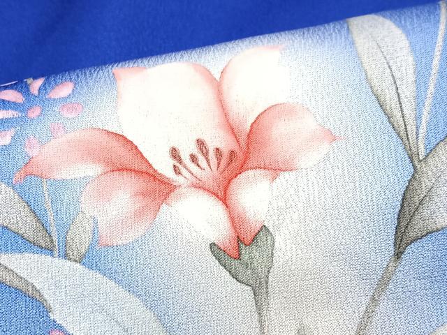 平和屋着物■訪問着 枝花文 暈し染め 正絹 逸品 未使用 CABI7186xe