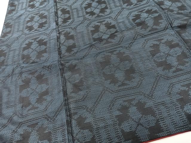 平和屋着物■本場大島紬 亀甲花文 正絹 逸品 CABI7189xe