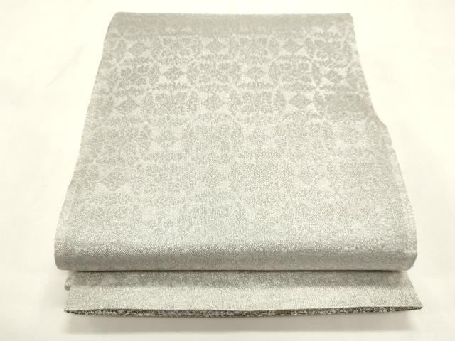 平和屋着物●両面 六通柄袋帯 源氏香花文 金糸 正絹 逸品 CABI7202dy