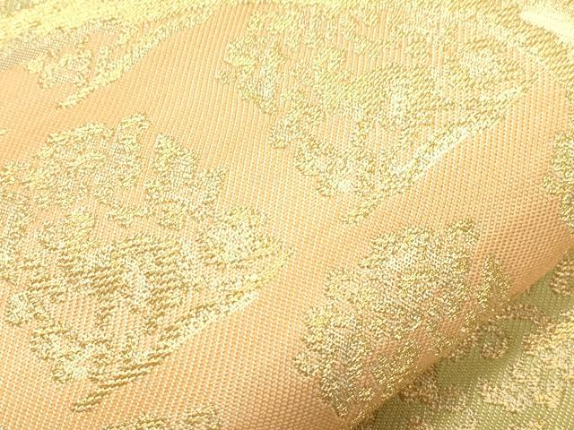 平和屋着物●六通柄 本袋帯 篠粋 名物裂 金糸 正絹 逸品 CABI7210dy