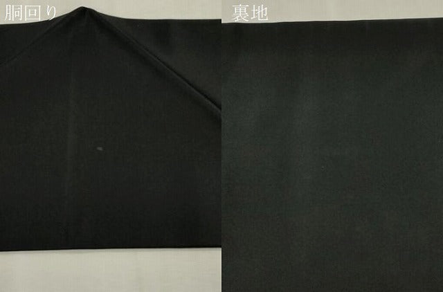 平和屋着物●九寸名古屋帯 鹿の子文 黒地 銀糸 正絹 逸品 CABI7228dy