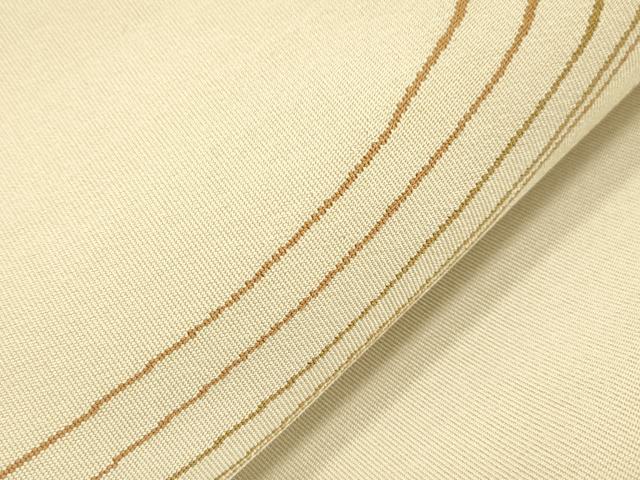 平和屋着物●爪掻き本綴れ 八寸名古屋帯 立波文 正絹 逸品 未使用 CABI7240dy