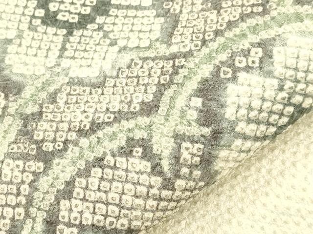 平和屋着物●名門 藤娘きぬたや・総絞り 九寸名古屋帯 草花文 正絹 逸品 CABI7249dy